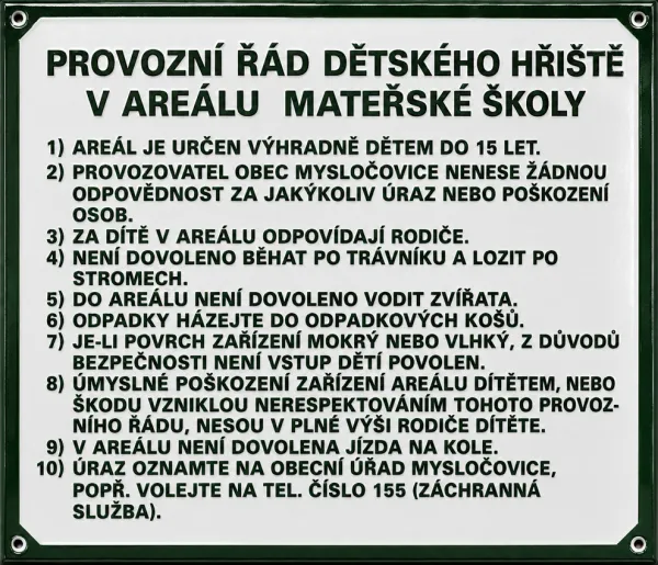 Smaltovaná cedule S-firma 13